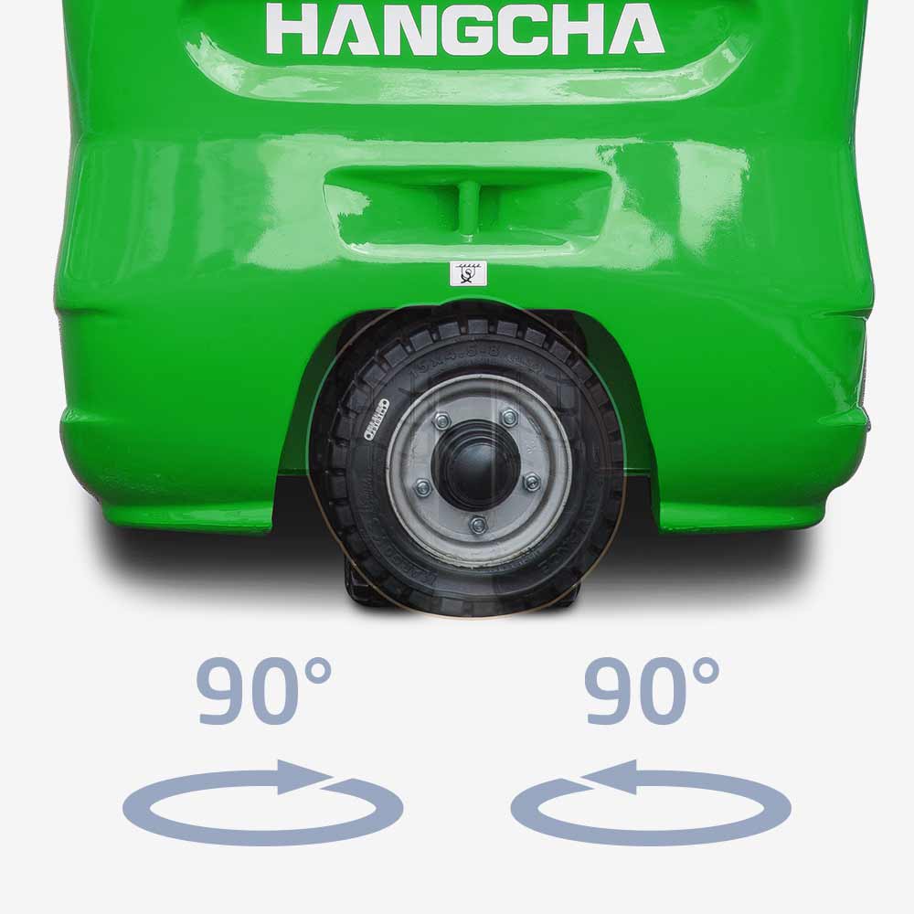 Compact turning radius
