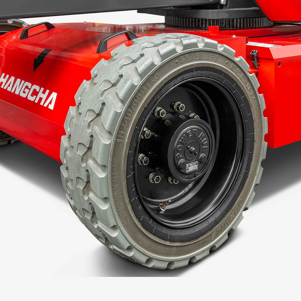 Foam-filled off-road tyres