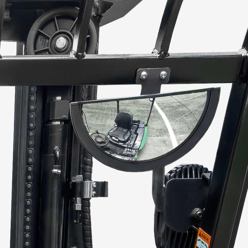 Wide panoramic rearview mirror