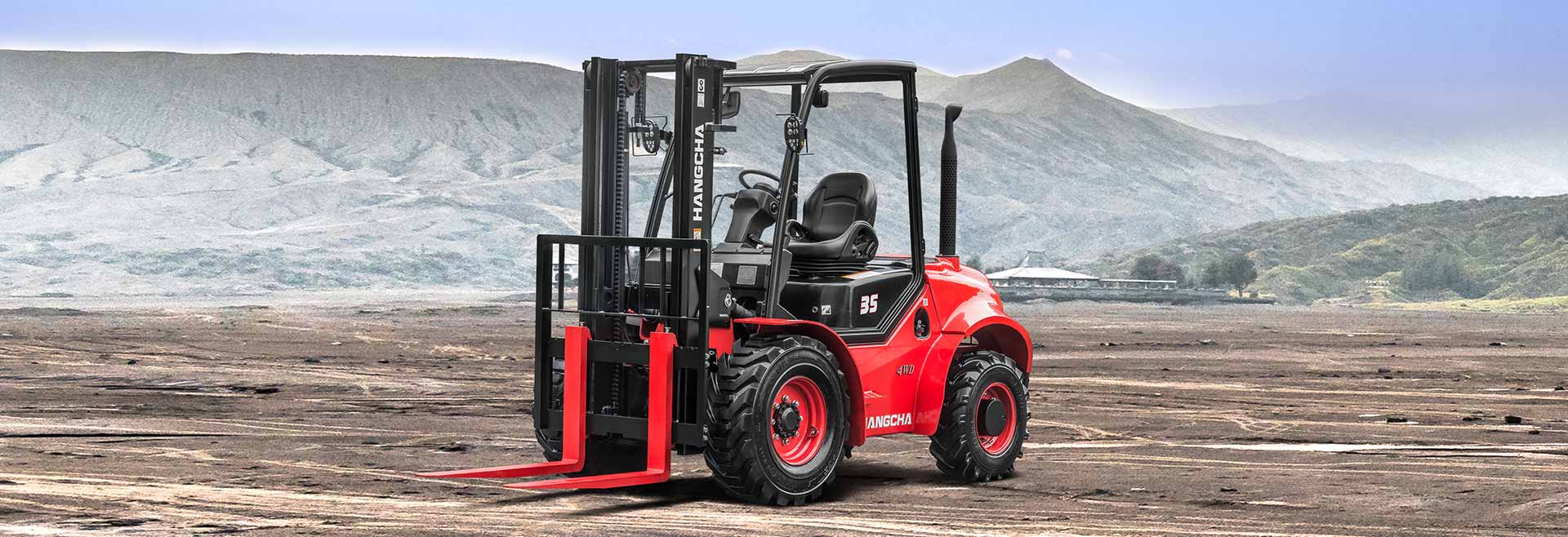 Dual air filter and high-capacity radiator