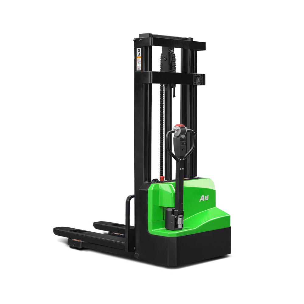 Pallet stacker mast view