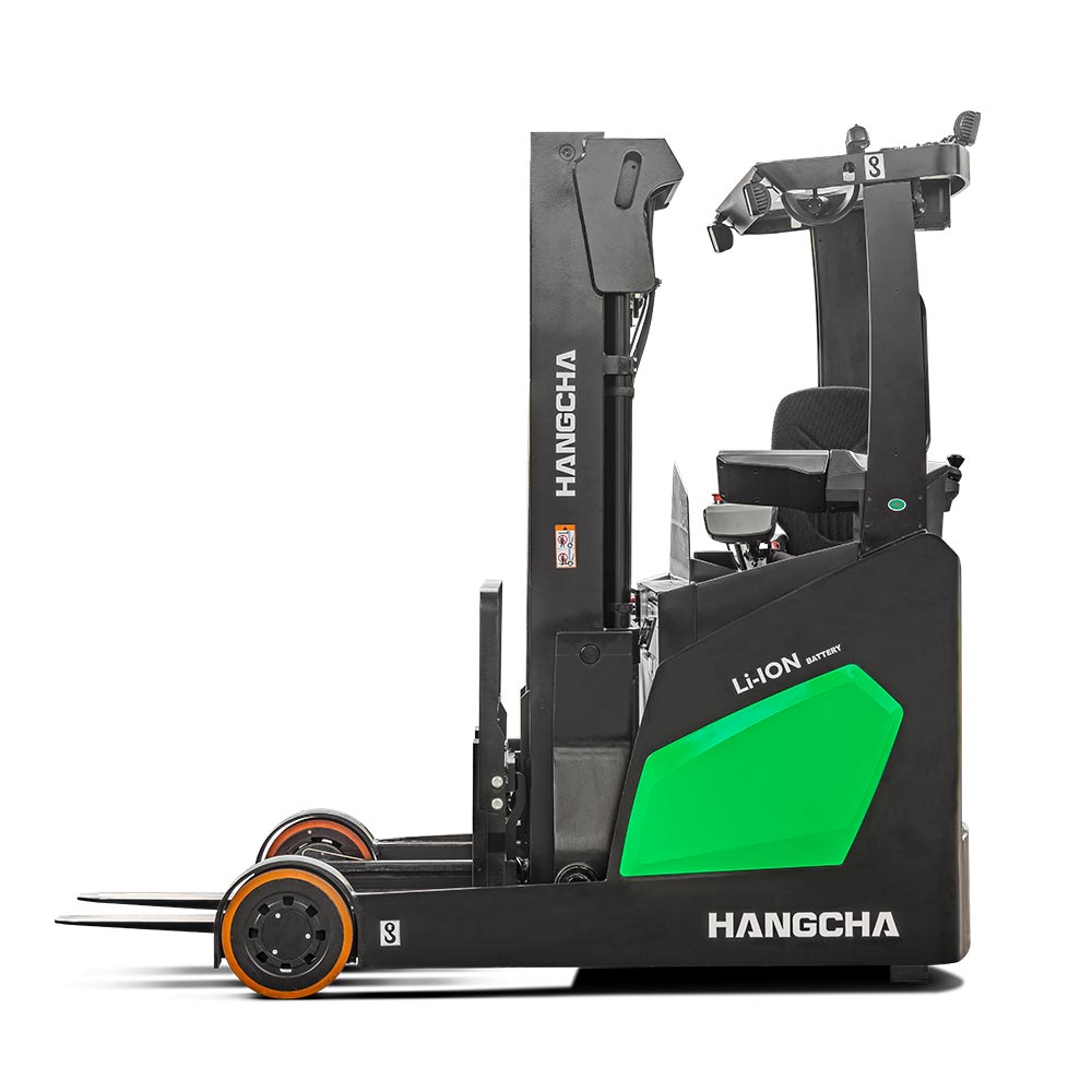 Reach truck operator compartment