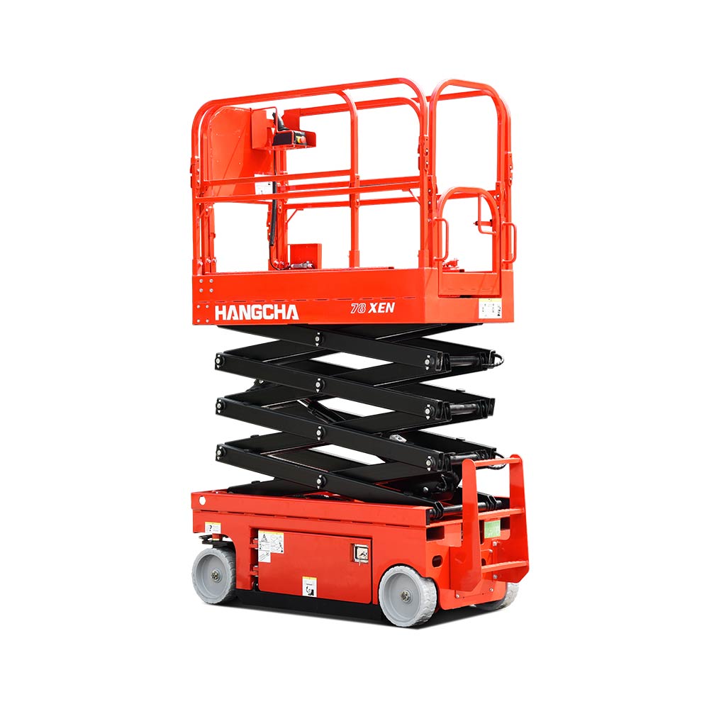 Scissor lift side view