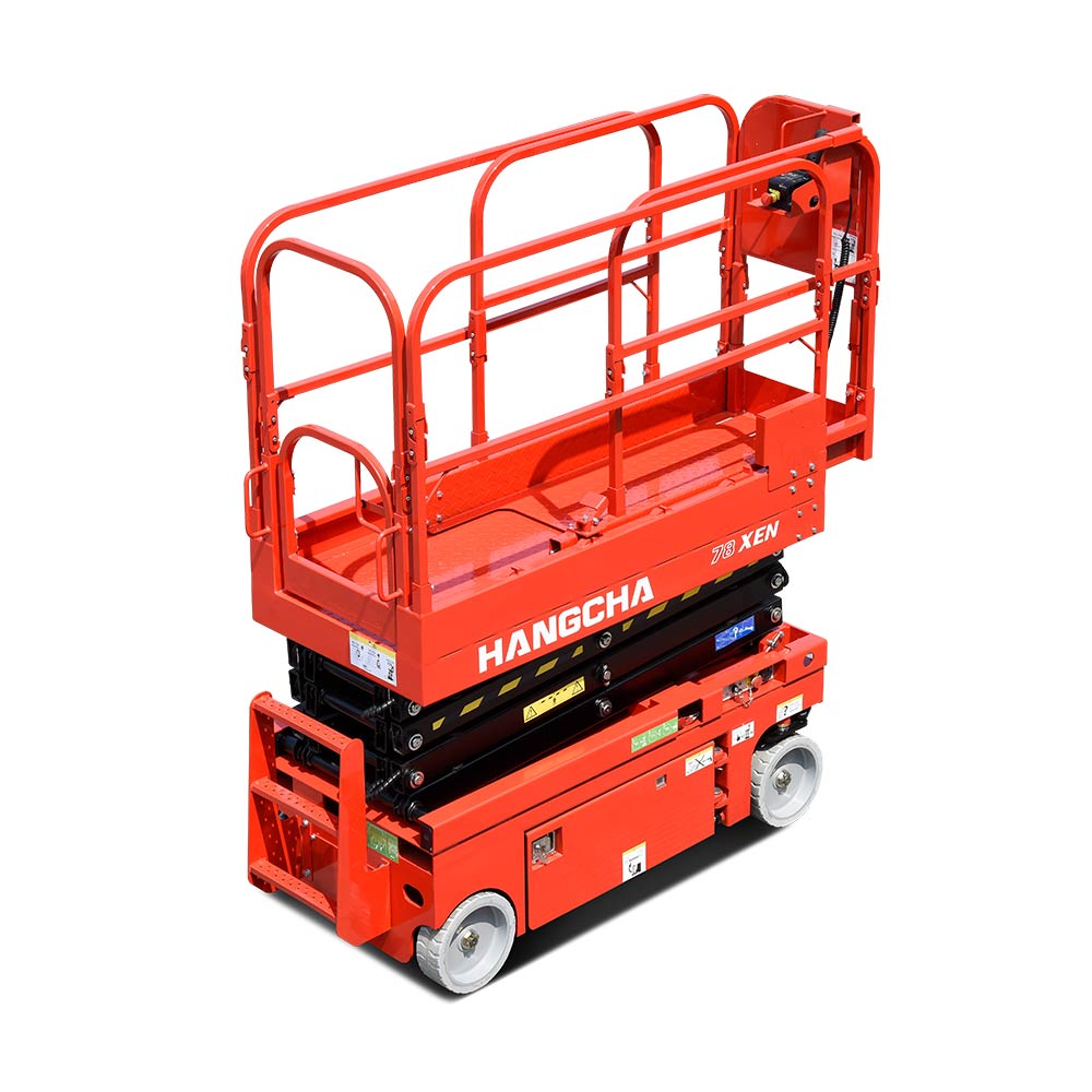 Scissor lift platform view