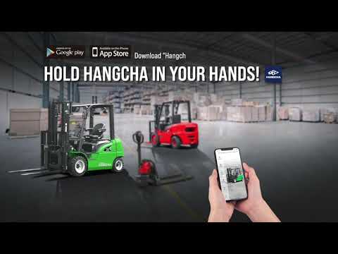 Hangcha official Walkie Reach Stacker product demonstration