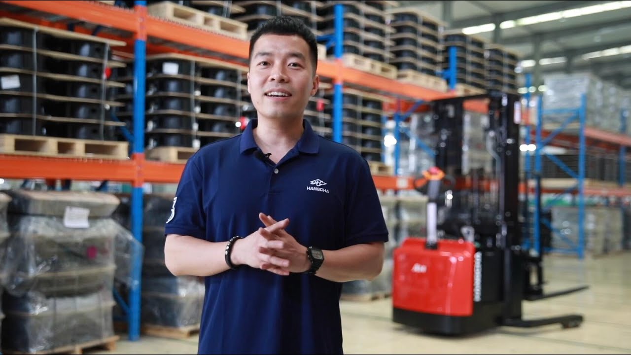 Hangcha official A Series Walkie Reach Stacker overview