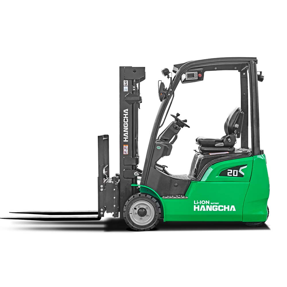 XC Series three-wheel electric forklift side view