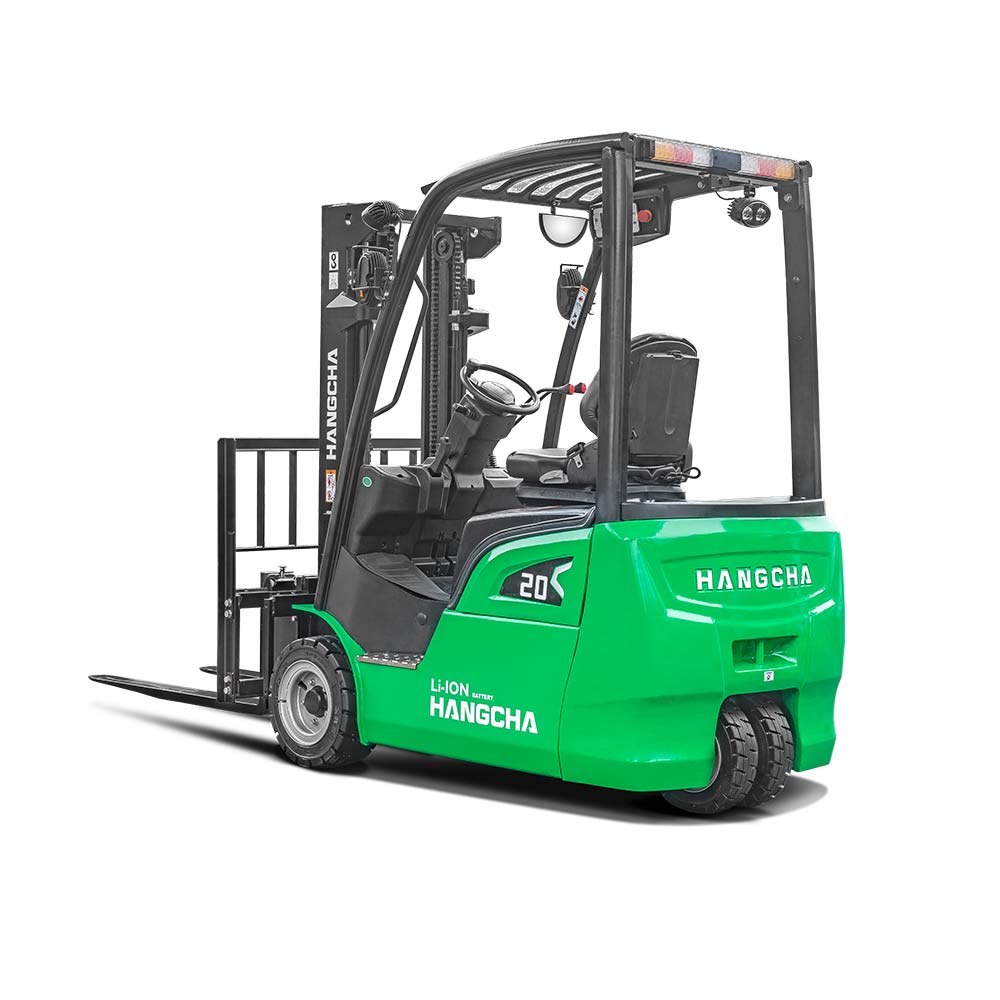 XC Series three-wheel electric forklift rear view