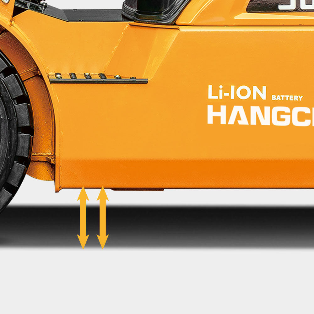 Increased ground clearance for outdoor and rough terrain